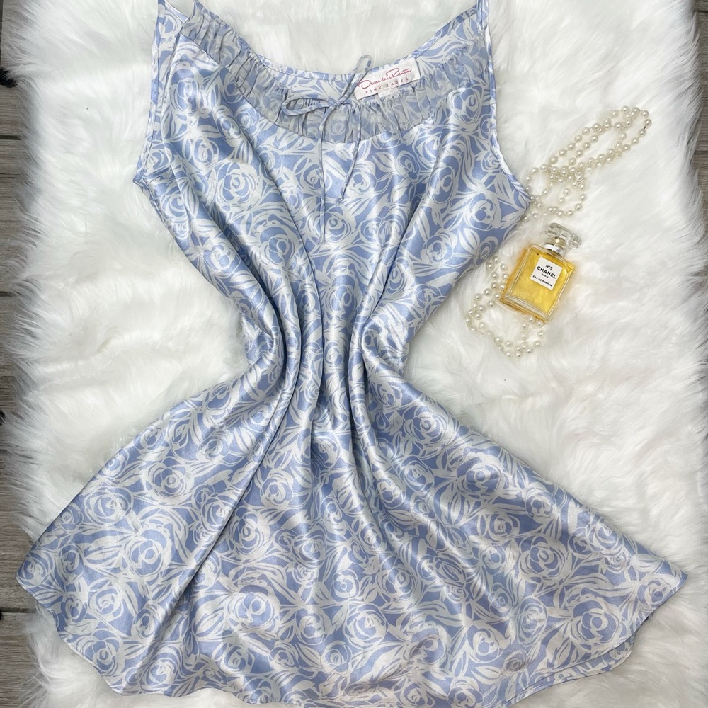 Oscar de la Renta Satin Slip Dress